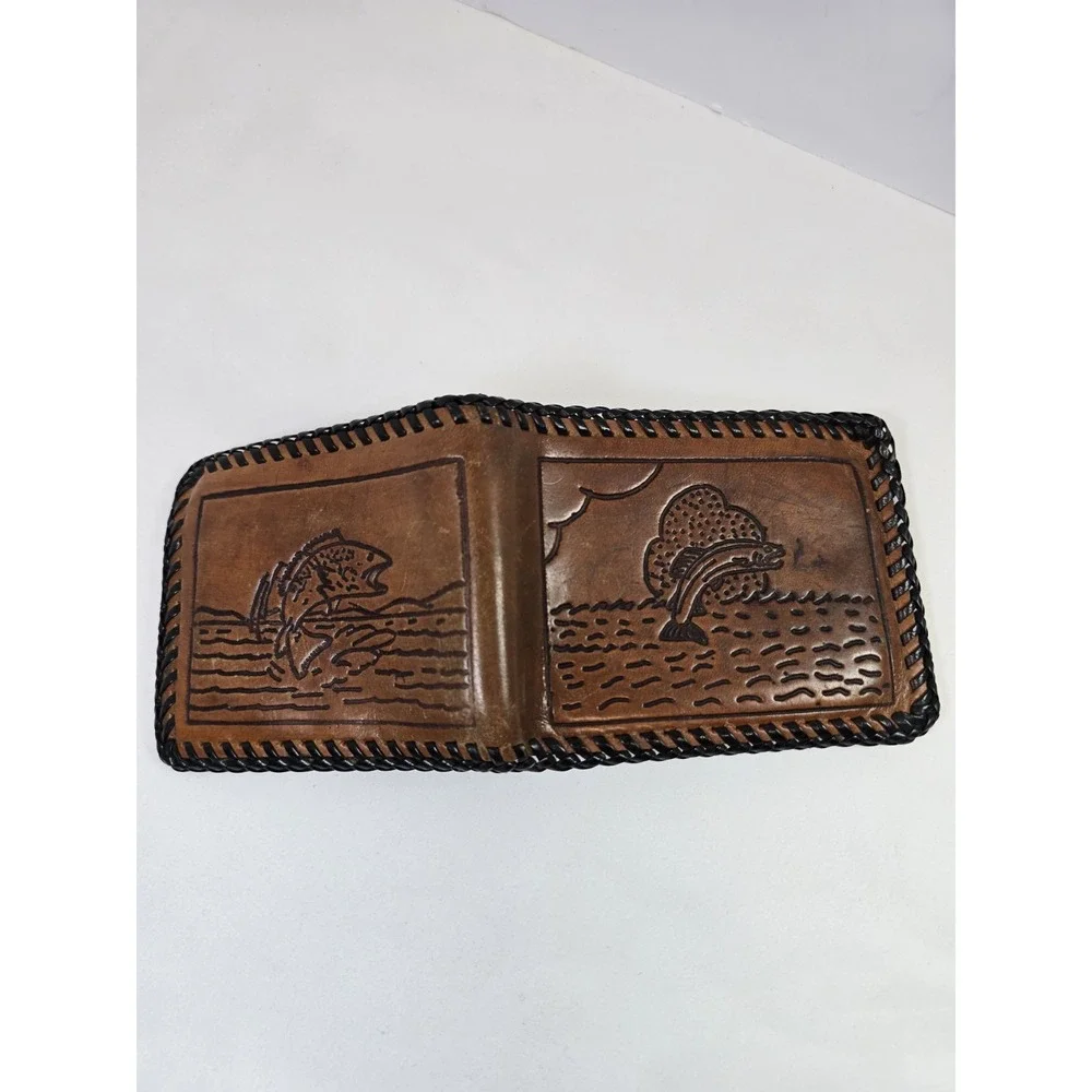 Handmade vintage brown